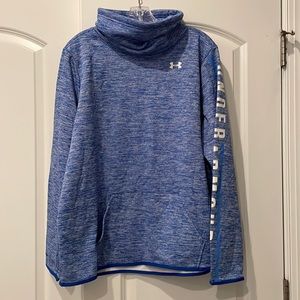 Under Armour funnel neck sweatshirt.